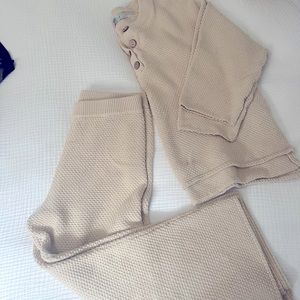 Free people Hailee sweater set